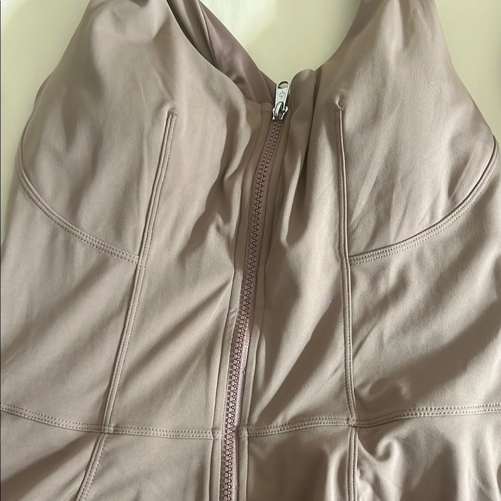 POPFLEX Dusty Mauve Racerback Mini Dress - Picture 7 of 8
